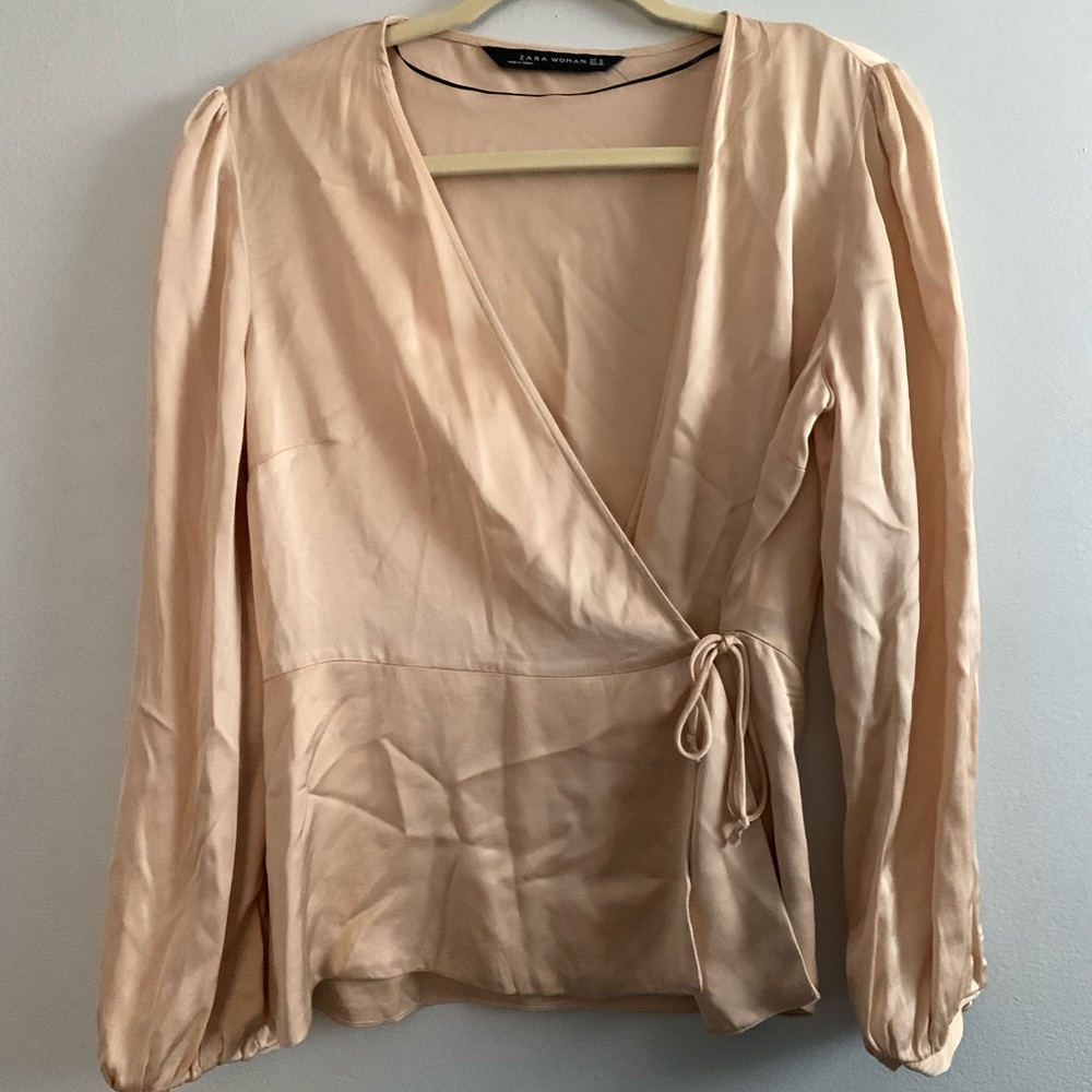 Zara Wrap Blouse
